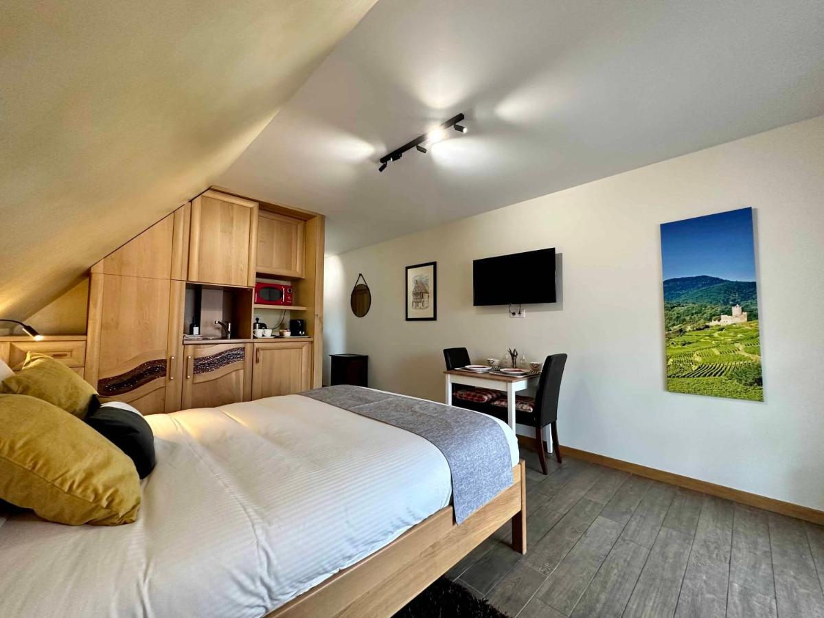 Les Chambres Du Vignoble Ammerschwihr Bagian luar foto