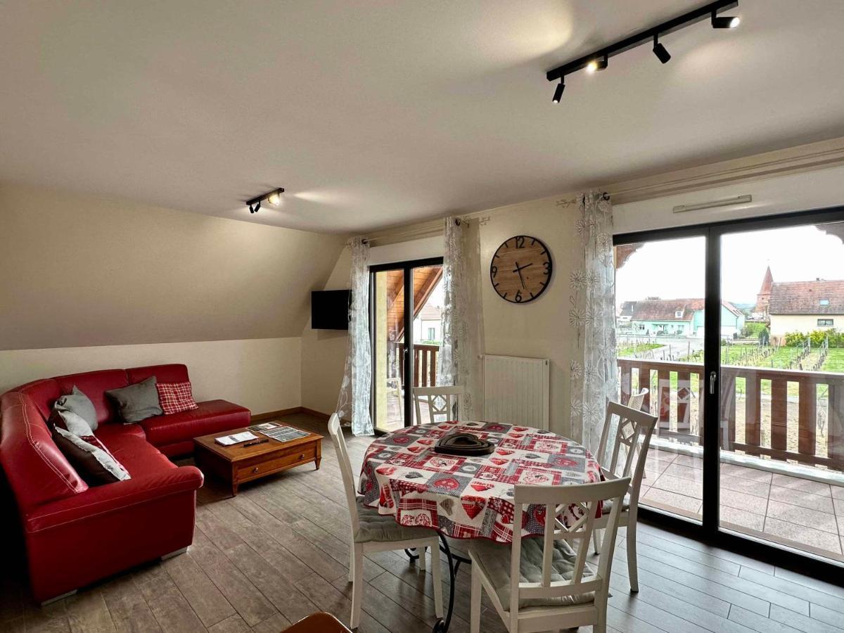 Les Chambres Du Vignoble Ammerschwihr Bagian luar foto